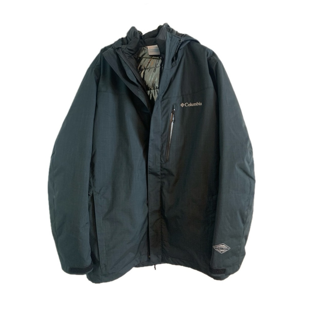 Columbia Men’s Whirlibird IV Gray Black Interchange Jacket Sz L